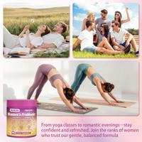 Gommes probiotiques féminines avec supplément de gommes à l'orme glissante pour femmes Équilibre du pH, probiotiques vaginaux Soutien et système immunitaire