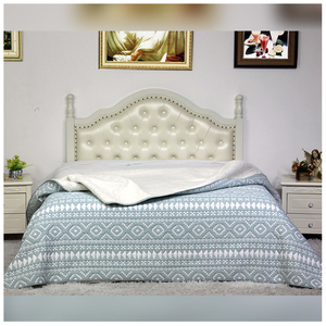 Edredón Decorativo de Invierno con Diseño Floral, Jacquard, Ecológico, de Poliéster/<span class=keywords><strong>Sherpa</strong></span>, para Uso en Hoteles y Hogares - Product Image 1