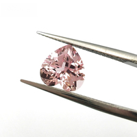 Hochwertiger Labor-Gezüchteter Rosa Saphir Herzschliff 3-14mm Loser Synthetischer Regenerierter Edelstein Großhandel