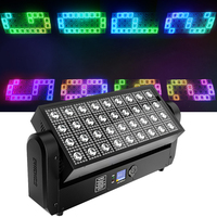 SHEHDS 200W 36 LED Strobe Light, projecteur de scène à tête mobile à faible entretien, RGB DMX512, pour DJ, club, concert, effet lumineux