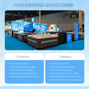 อ่างน้ำร้อนขนาดเล็ก ดีไซน์กะทัดรัด สำหรับ 3 คน ยี่ห้อซันแรนส์ ทำจากอะคริลิก สำหรับใช้งานกลางแจ้ง - Product Image 4