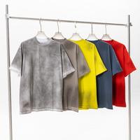 Coton peigné de haute qualité 230Gsm Solona Cool Spray conçoit des T-shirts pour hommes vierges impression surdimensionnée t-shirt personnalisé