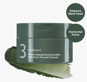 Bálsamo limpiador de poros y maquillaje NO.3 con té verde y carbón, bálsamo desmaquillante de limpieza profunda para el control de poros, suave para el rostro. - Product Image 4