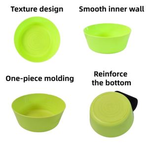 Bol à soupe coloré réutilisable en PP de qualité alimentaire avec LOGO personnalisé pour adultes, tout-petits et bébés – Idéal pour salades et desserts – Compatible micro-ondes et lave-vaisselle - Product Image 3