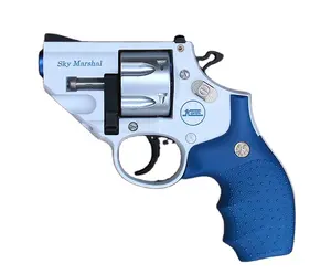 Sky Bailiff model cubic double action small revolver soft projectile gun serial simulation metal alloy children's toy hand gun