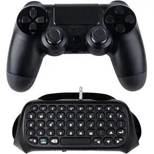 Keyboard Gamepad Nirkabel dengan Port Koneksi Headset Audio Jack untuk Sony Playstation 4 PS4 Pengontrol DualShock