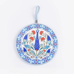 Nouveaux napperons en céramique de style chinois-Tapis de pot à corde suspendus ronds de 16cm, tapis de <span class=keywords><strong>plaque</strong></span> résistants à la chaleur, tapis de table thermo-isolants - Product Image 1