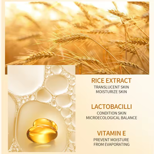 Kore nemlendirici gündüz ve gece kuru cilt kremi doğal pirinç beyazlatma yüz kremi - Product Image 6