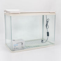Aquarium Relaxlines en verre haute définition 103L avec éclairage intégré et filtration – Idéal pour salon et bureau