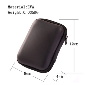 Étui de transport portable étanche pour écouteurs avec logo personnalisé, pochette de rangement en EVA pour mini-écouteurs, étui de protection pour la charge des écouteurs - Product Image 2