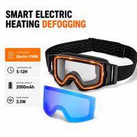 Nouvelles lunettes de ski/snowboard intelligentes 2027 avec verres polarisés magnétiques, chauffantes et anti-buée