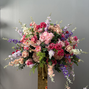 MILE - Centros de Mesa de Flores Artificiales de Seda Sintética Coloridas, Arreglos Florales para Decoración de Bodas, Fiestas y Hogar - Product Image 4