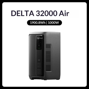 Station d'alimentation portable DELTA 3 2000 Air 1920Wh 1000W, <span class=keywords><strong>g</strong></span>énérateur <span class=keywords><strong>solaire</strong></span> pour le camping, l'éclairage extérieur, l'alimentation électrique, LiFePO4 UPS - Product Image 1