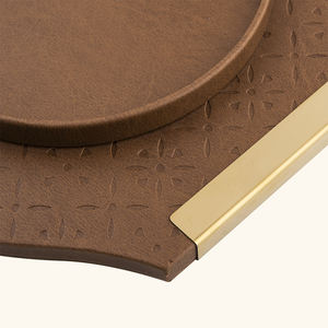 Lüks yüksek kaliteli tütsü brülör ile ahşap servis tepsisi deri-baskılı deri çanta ahşap brülör ev dekor için Set - Product Image 6