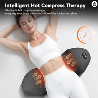 RS Smooth Spine Triple Fusion Rückenmassagegerät mit USB-Kabel, Heizfunktion, Vibration, Traktion, Schmerzlinderung, Tiefengewebe-Massage und Timer