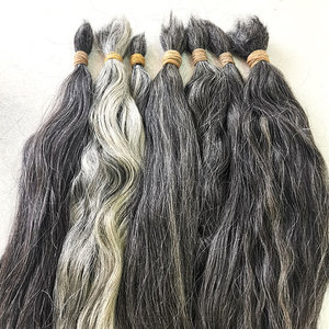 Extensión <span class=keywords><strong>de</strong></span> Cabello Humano Virgen Hindú Crudo <span class=keywords><strong>de</strong></span> Templo Rizado Liso Sin Trama Cabello Humano Crudo sin Procesar a Granel para Trenzar - Product Image 6