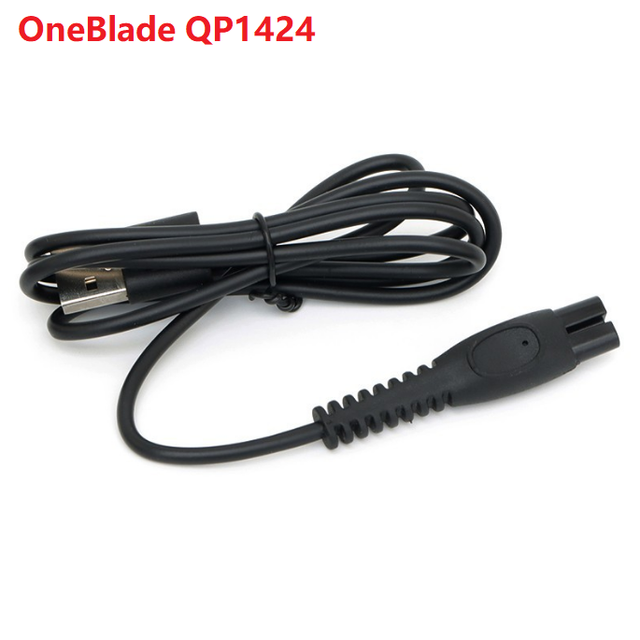 Black Color 1m 5V USB Shaver Charger Cable for OneBlade--QP1424