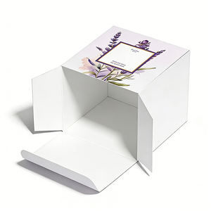 Boîtes cadeaux de luxe personnalisées avec logo, boîtes en papier pour bougies parfumées, emballage - Product Image 5
