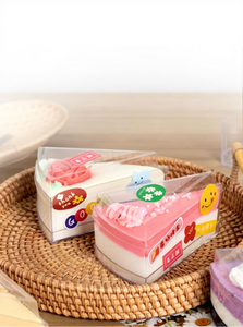 Boîte en plastique transparente en forme de triangle, qualité alimentaire, avec couvercle, pour tranches de gâteau, bonbons, cadeaux de fête, petits accessoires, emballage - Product Image 2