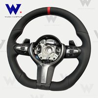 Volant sport en cuir pleine fleur pour BMW M3 M4 M5 M6 F30 F10 F15 F36 F20 F22 E71 E81 E82 E84 E87 E90 E91 E92 X1 X2 X3 X4 X5 X6