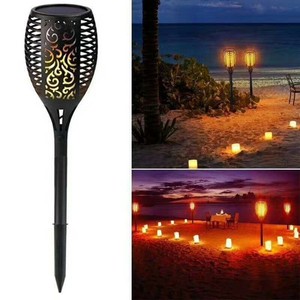 Sunlisen Lite Ngoài Trời G Năng Lượng Mặt Trời Torch Đèn Không Thấm Nước Không Dây LED Nhấp nháy Ngọn Lửa Nhảy Múa Ngọn Đuốc Đèn Lồng - Product Image 2