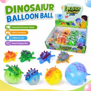 Jouet gonflable dinosaure en gros pour enfants, jeu amusant de respiration avec ballon animal pour fêtes, cadeaux et activités de plein air - Product Image 1