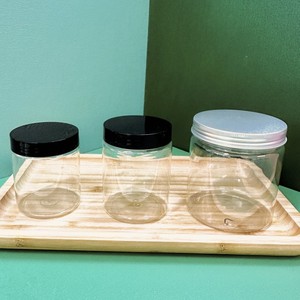 Pet Plastic Jar 92mm Diameter 30cm Height Screw Top Food Grade Storage <b>Container</b> For <b>Snack</b> Herbal Tea Packaging - Product Image 2