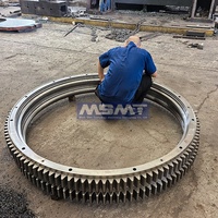 Engrenage à double couronne fendu sur mesure pour broyeur à boulets de ciment et four rotatif, en acier allié moulé, grand module, pièces OEM/ODM