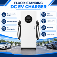 Borne de Recharge Publique DC 100kW CCS1 CCS2 Hub de Charge Triphasé Haute Puissance OCPP 1.6J pour Tesla BYD