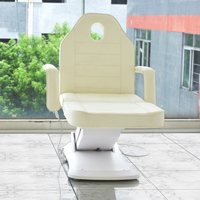 Lit de massage chauffant réglable de luxe pour soins cosmétiques, ergonomique, en mousse à mémoire de forme, équipement professionnel pour salon, lit de clinique de beauté