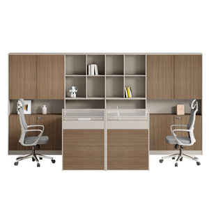 Nội thất văn phòng hiện đại 2 người văn phòng phân vùng bàn cá nhân văn phòng hành chính cubicle bàn làm việc - Product Image 3