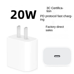 Compatible con el cabezal <span class=keywords><strong>del</strong></span> <span class=keywords><strong>cargador</strong></span> PD 14 de 20W certificado, puerto tipo C, enchufe para <span class=keywords><strong>iPhone</strong></span> 12 Pro y serie <span class=keywords><strong>13</strong></span> para carga rápida de teléfonos. - Product Image 1