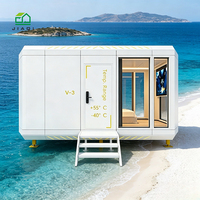 Casa Modular de Aluminio Resistente al Viento Marino, Grado Marino, Anticorrosión, Prefabricada, Cabina de Lujo, Ahorra un 70% en Envío