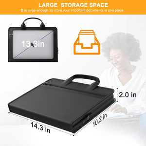 Du Lịch Nhà Lưu Trữ An Toàn Thư Mục Tập Tin Chất Kết Dính 5200 ℉ Accordion Tập Tin Tổ Chức Chống Cháy Tài Liệu Tổ Chức Với Túi Và Dây Kéo - Product Image 4