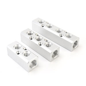 ฐานบล็อกกระจายแก๊สแบบหลายท่อชนิด C ช่องระบายอากาศอะลูมิเนียมแบบตรงพร้อมข้อต่อตรง ชิ้นส่วนนิวเมติก - Product Image 4
