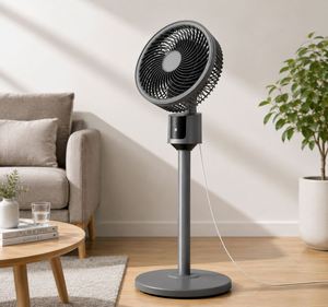 Ventilador de Pie Ahorrador de Energía, Tres Velocidades, Cobre Puro, Viento Potente, Ventilador de Circulación de Aire para Hogar, Hotel, Oficina - Product Image 2