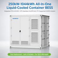 VoltaNest Liquid Cooled 250KW Containerized ESS 500KW 1MWh BESS Container untuk Penyimpanan Energi Off Grid dan On Grid