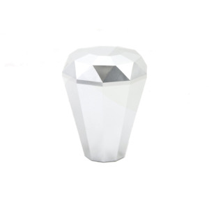 Pommeau de levier de vitesse manuel universel 5 vitesses en aluminium en forme de diamant avec cristal Type Swift pour voiture universelle - Product Image 3