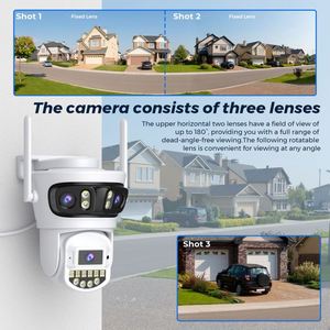 <span class=keywords><strong>Telecamere</strong></span> di sicurezza esterne 3 Mp Outdoor <span class=keywords><strong>Wifi</strong></span> Bluetooth Ootdoor a lunga distanza Cctv senza Wi Fi casa intelligente con Hearin Dvr - Product Image 5