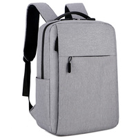 Vente en gros à prix réduit Sac à dos en nylon personnalisé Sacs à dos pour ordinateurs portables Sacs d'école avec port USB au quotidien