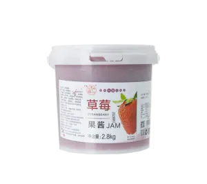 Hot Selling Products concentrate Fresh Strawberry Jam Delicious Strawberry Flavor Juice Flavor Jam Spread on Bread Mixed Drinks