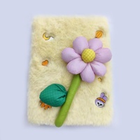 A5 Cute Flower Designs Cake Sparkly Girls' Diary Lovely Printed Paper Cover Journal Notebook for Kids