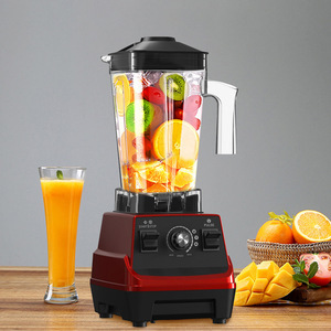 Licuadora Multifuncional de 3L/5L de Capacidad, Limpieza Automática, Procesador de Alimentos para Bebés, Electrodoméstico de Cocina, Rojo y Negro - Product Image 2