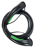 Câble de chargeur de voiture électrique 32A 3 phases Type2 à Type2 câble d'extension 22KW type2