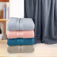 Serviette de bain extra large en coton doux non tissé, lavable en machine, écologique, antimicrobienne