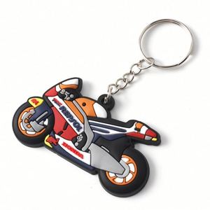 Llavero OEM 2023 Personalizado con Diseño 2D en Forma de Letra, Llavero de Plástico PVC con Logotipo de Goma, Llavero de Silicona para Motocicleta - Product Image 1