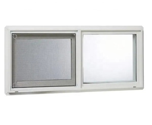 Fenêtre coulissante en <span class=keywords><strong>PVC</strong></span> à <span class=keywords><strong>double</strong></span> <span class=keywords><strong>vitrage</strong></span> de style américain avec bride de fixation - Product Image 2