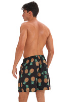 Shorts de plage décontractés d'été respirants 100 % polyester taille mi-haute avec cordon de serrage séchage rapide imperméables grandes tailles