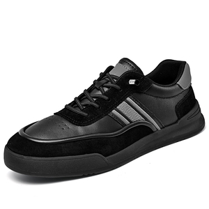 Nouvelles chaussures de luxe de marque pour hommes 36-44 baskets plates à la mode en cuir de vachette noire pour hommes chaussures chics pour garçons et filles meilleurs fournisseurs - Product Image 1