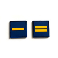 Écussons PVC personnalisés pour grades de la Gendarmerie Brigadier, écussons de poitrine en PVC, insignes de grade en PVC
